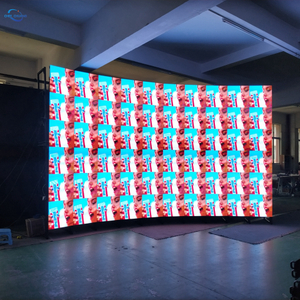 Écran LED de courbe de location intérieure et extérieure pour la scène 