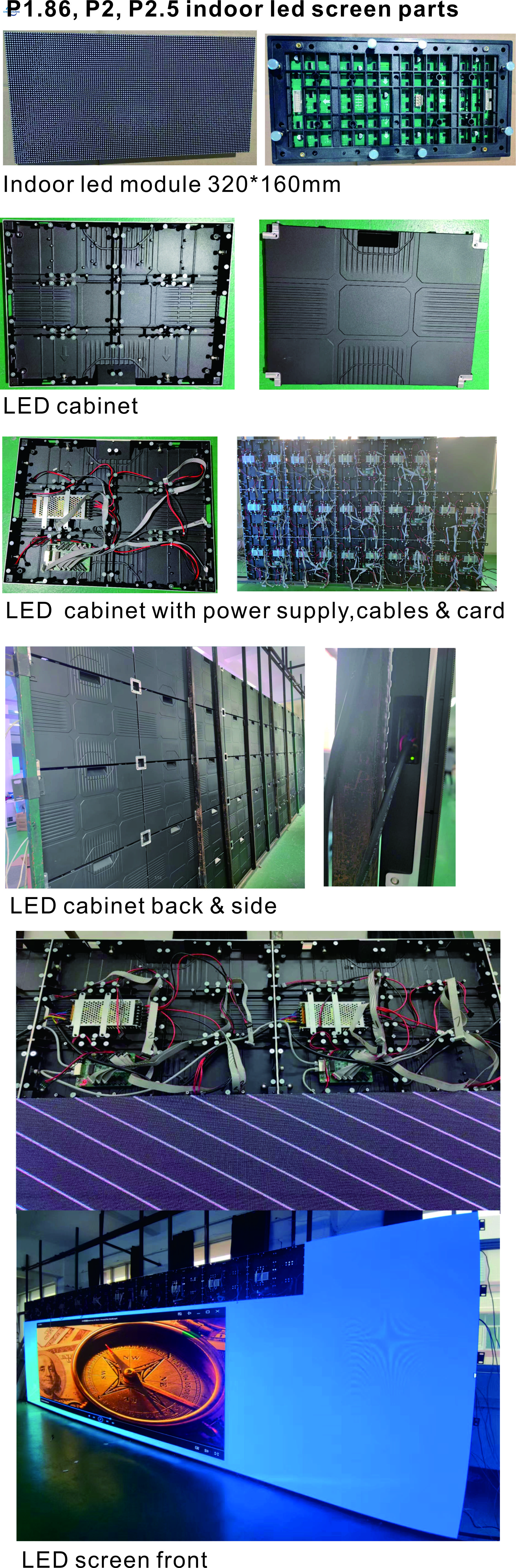 Affichage LED d'int&eacute;rieur 2024 P2